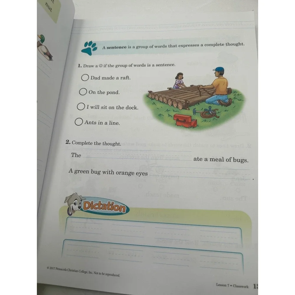 Abeka Phonics and Language 2 Textbook Workbook 2017 Language Arts Grade 2